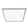 Good Earth Lighting Flat Panel 1-Light 24-in Brushed Nickel LED Flush ...