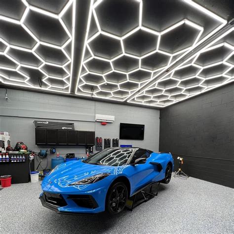 Luz LED hexagonal para garaje, 6500 K, luz hexagonal de 15 luces ...