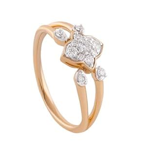 Mia by Tanishq Sparkle Promise Gold & Diamond Finger Ring (2.086 gm ...
