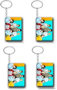 Convay C1 BTS Army Logo Rectangle Shape KeyChain Key Chain Price in ...