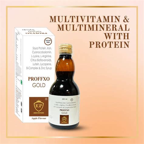 PROFFXO GOLD Syrup | Multivitamin and multimineral with added benefits ...