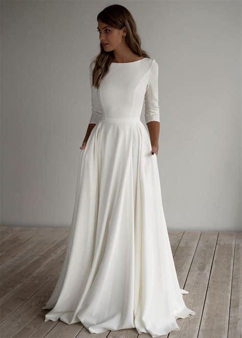 elegant wedding dresses with long sleeves