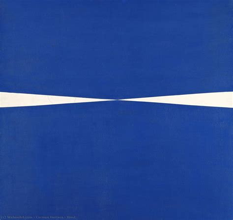 Oeste, 1965 de Carmen Herrera (1915-2022, Cuba) Carmen Herrera ...