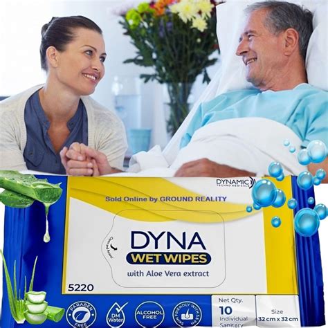 Amazon.in: Buy LADY HAWK Dyna 1 Pack of 10 Wipes- Easy Bath Wet Wipes ...