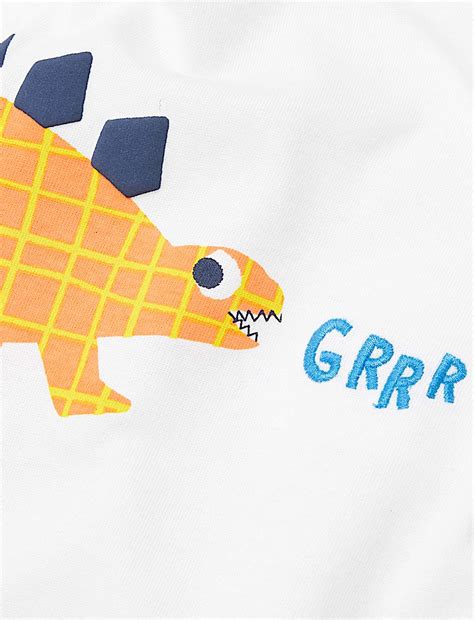 Buy Pure Cotton Dinosaur Short Pyjama Set at Marks & Spencer