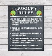 Image result for Croquet Rules Printable