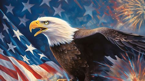 Usa Flag Eagle Wallpaper