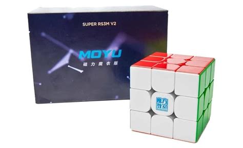 Hawkister MoYu Super RS3 M V2 3x3 Cube – Magnetic Speed Cube, UV Coated ...