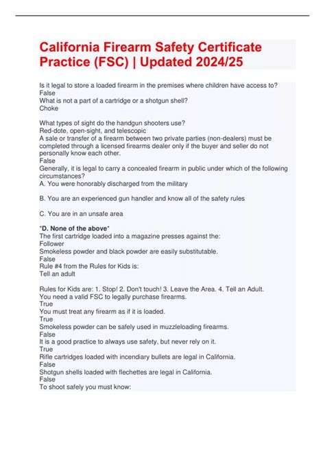 Image result for CA FSC Study Guide