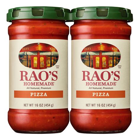 RAO'S HOMEMADE PIZZA SAUCE 2/16 OUNCE JARS - $8.69 at Costco