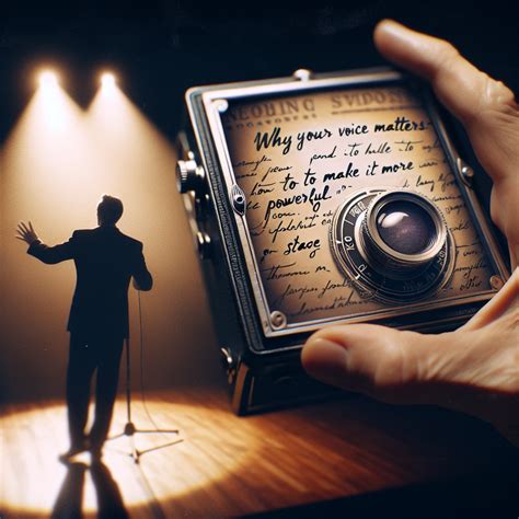 Amplify Your Stage Presence: Mastering The Power Of Your Voice