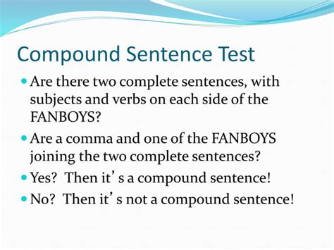 Image result for Compound Complex Sentences Fanboys Examples