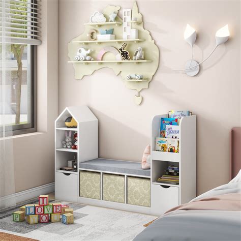 Vabches Kids Bookcase and Bookshelf with Reading India | Ubuy