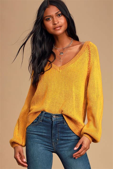 Mustard Yellow Dress Sweater at Roger Bone blog
