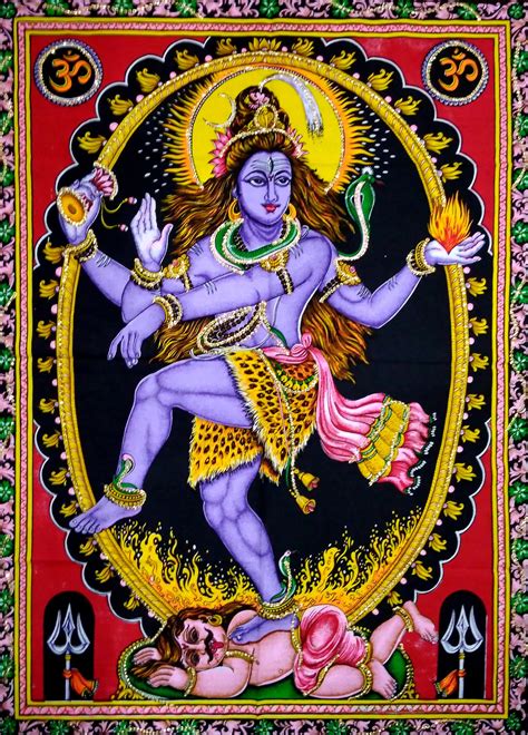 Indian Religious Art Lord Natraj Shiva Sequin Handmade Art | Etsy