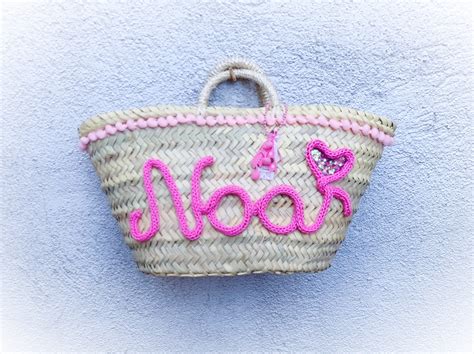 Capazo personalizado niña - Las Manitas de Lora