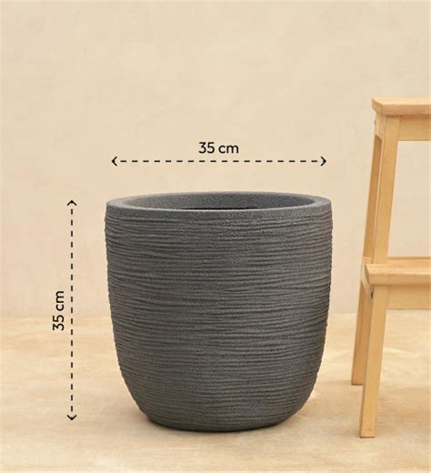 Rib Short Planter – Ugaoo