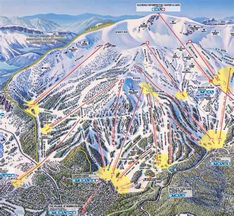 California Ski Maps | Mammoth Mountain Ski Resort Trail Map