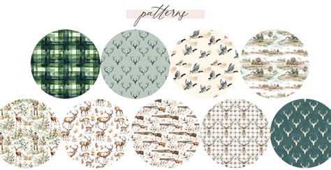 Hunting Background Pattern Pack, Seamless Mallard Duck Seamless ...