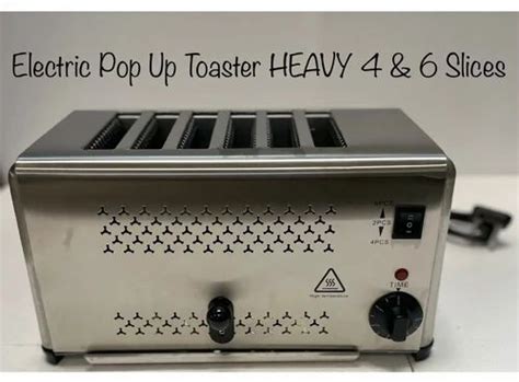 Pop Up Toasters - Electric Pop Up Toaster HEAVY 4 & 6 slices Trader ...