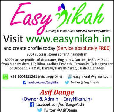EasyNikah Free Muslim Matrimony Site For Indian Muslims - Matrimonial ...