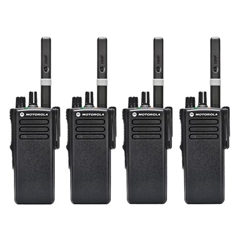 Комплект с 4 шт Оригинальных цифровых раций Motorola DP4400e UHF 2450 ...