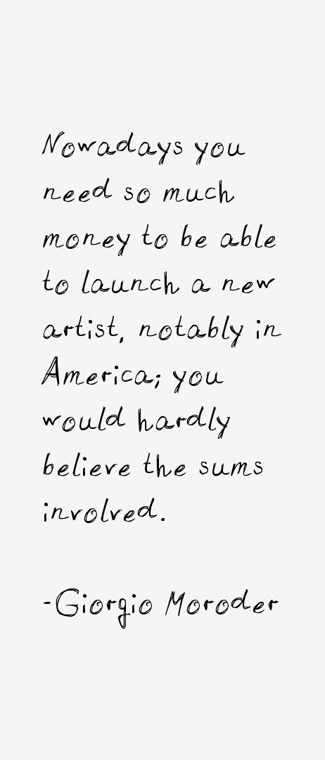 Giorgio Moroder Quotes 的图像结果