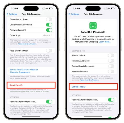 How to set up another face with Face ID