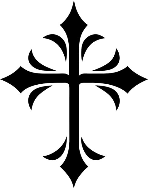 Cross of Saint James Clipart Symbol. AI-generated. 47878112 PNG