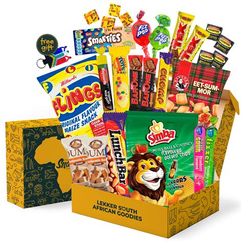 Buy South African Snack Food Box African Candy Best South African Products With Ouma Rusks Simba ...