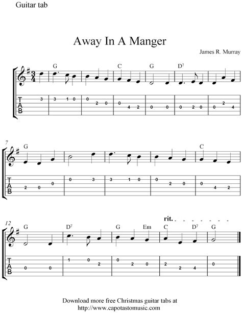 Christmas Songs Guitar Chords Easy