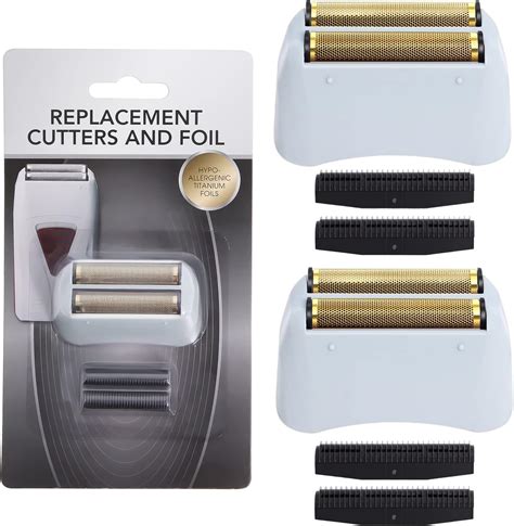 Amazon.com: 2 Pack Pro Replacement Foil and Cutters Compatible with ...