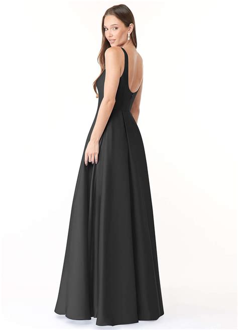 Black Azazie Neve Bridesmaid Dresses | Azazie