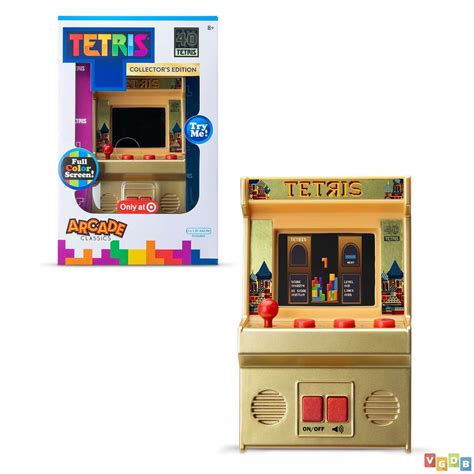 Basic Fun Arcade Classics – Tetris – Metallic Collector’s Edition ...