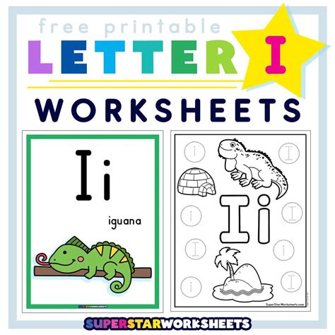 Letter I Worksheets For Kindergarten