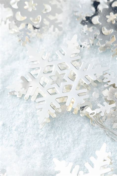 Image result for Snowflake String Lights Plug In