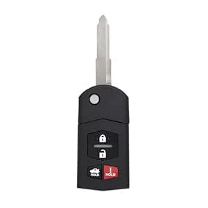 StandardAutoPart Replacement Flip Key Entry Fob Compatible with Mazda 3 ...