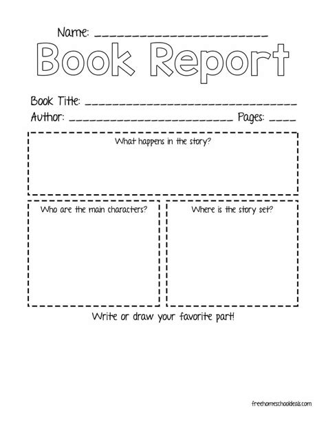 Main Parts Of A Book Report at Blanca Taylor blog