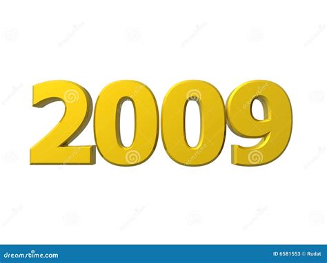 Year 2009 stock illustration. Illustration of reflect - 6581553