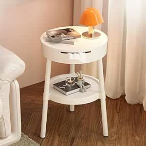HomeEssentials Multi-Purpose 2-Tier Round Side Table (35cm) – Modern ...