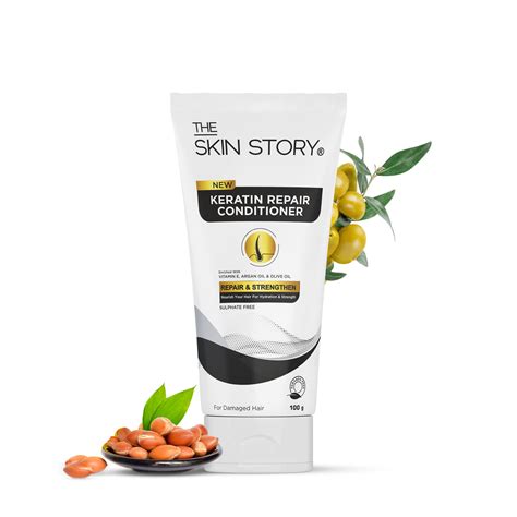 The Skin Story Keratin Smooth Hair Conditioner for Dry & Frizzy Hair ...