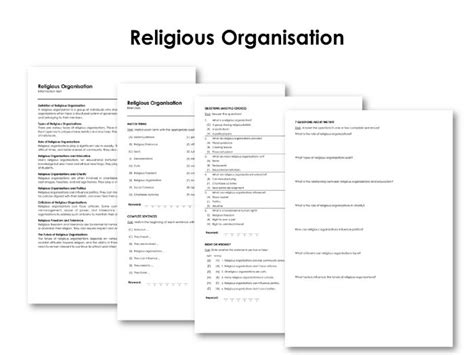 Image result for Examples of Religious Organisation