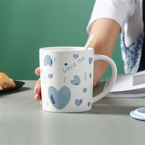 Love Design Mug with Lid Online - Premium Coffee Mug | Nestasia