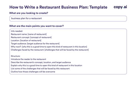 Business Plan For A Restaurant Templates: How To Write & Examples