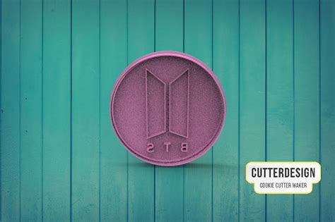 STL file BTS Logo Cookie Cutter・3D printer model to download・Cults