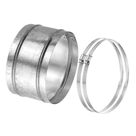 PATIKIL 6.7-Inch Duct Connector Galvanized Steel Duct Coupling Vent ...