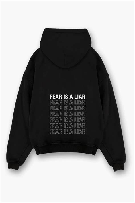 Seek Jesus Black Hoodie - Fear Is A Liar