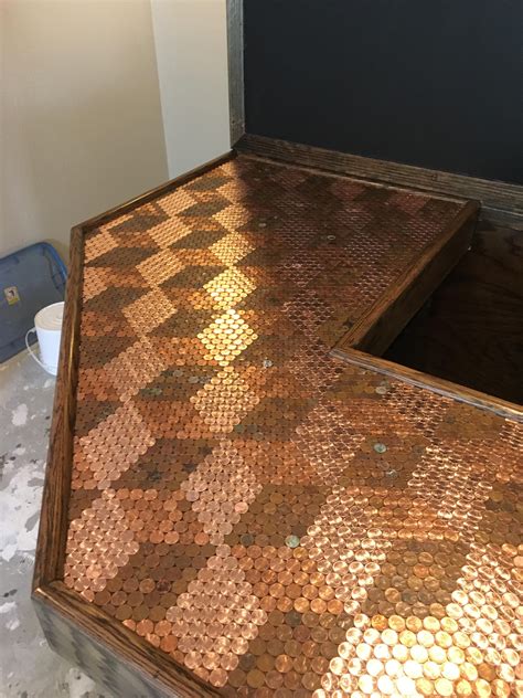 Cool Design with Pennies | Epoxy Resin Flooring