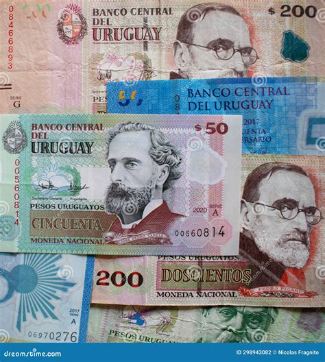 Pesos uruguayos stock photo. Image of money, uruguayos - 298943082