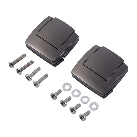 TCMT Black Razor Chopped King Tour Pack Latches for Harley Touring ...